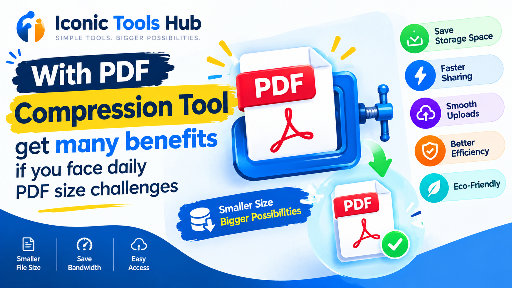 With PDF Compression herramienta get many benefits if you face daily PDF Tamaño challenges