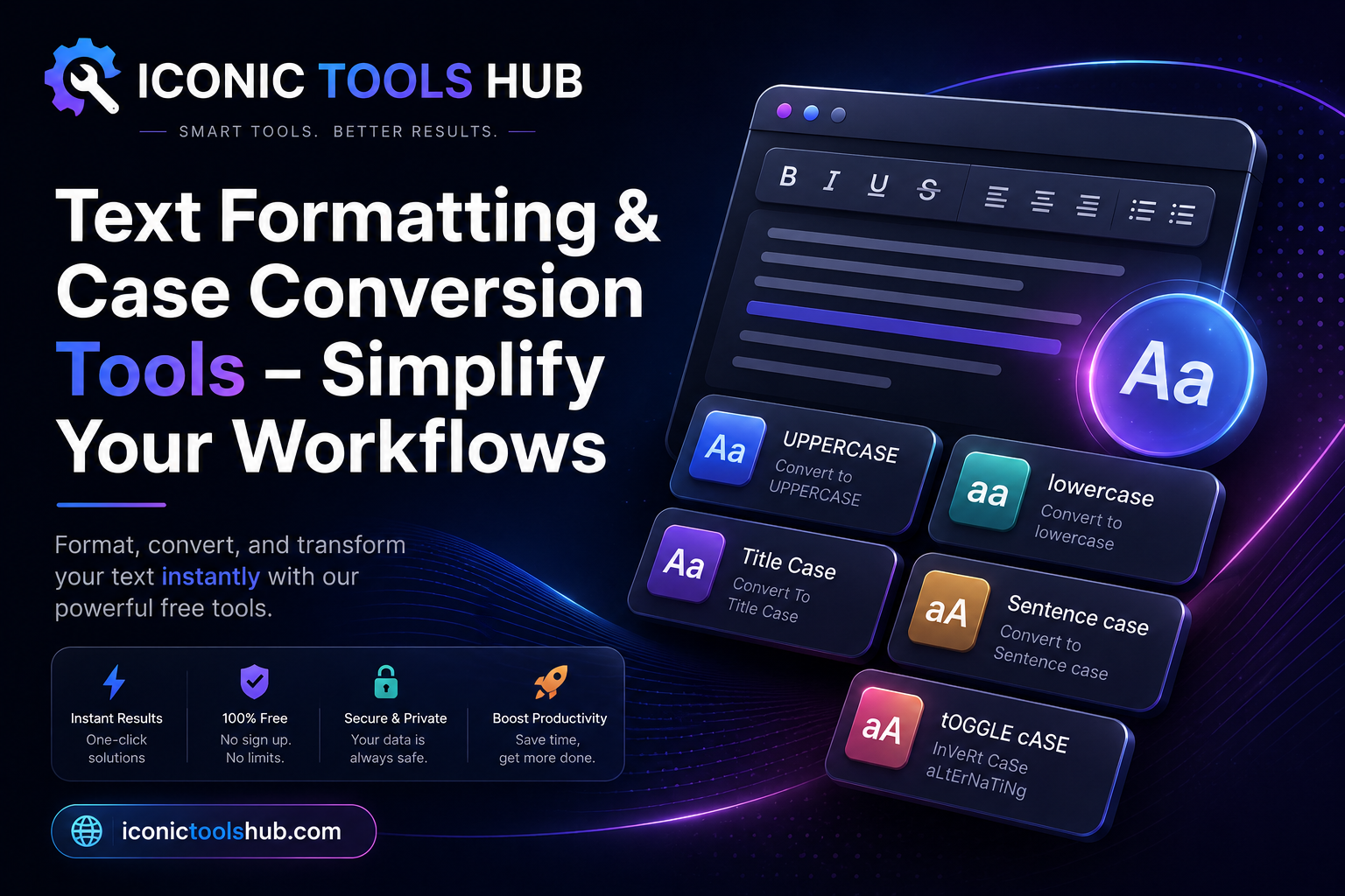 Text Formatting & Case Conversion Tools – Simplify Your Workflows