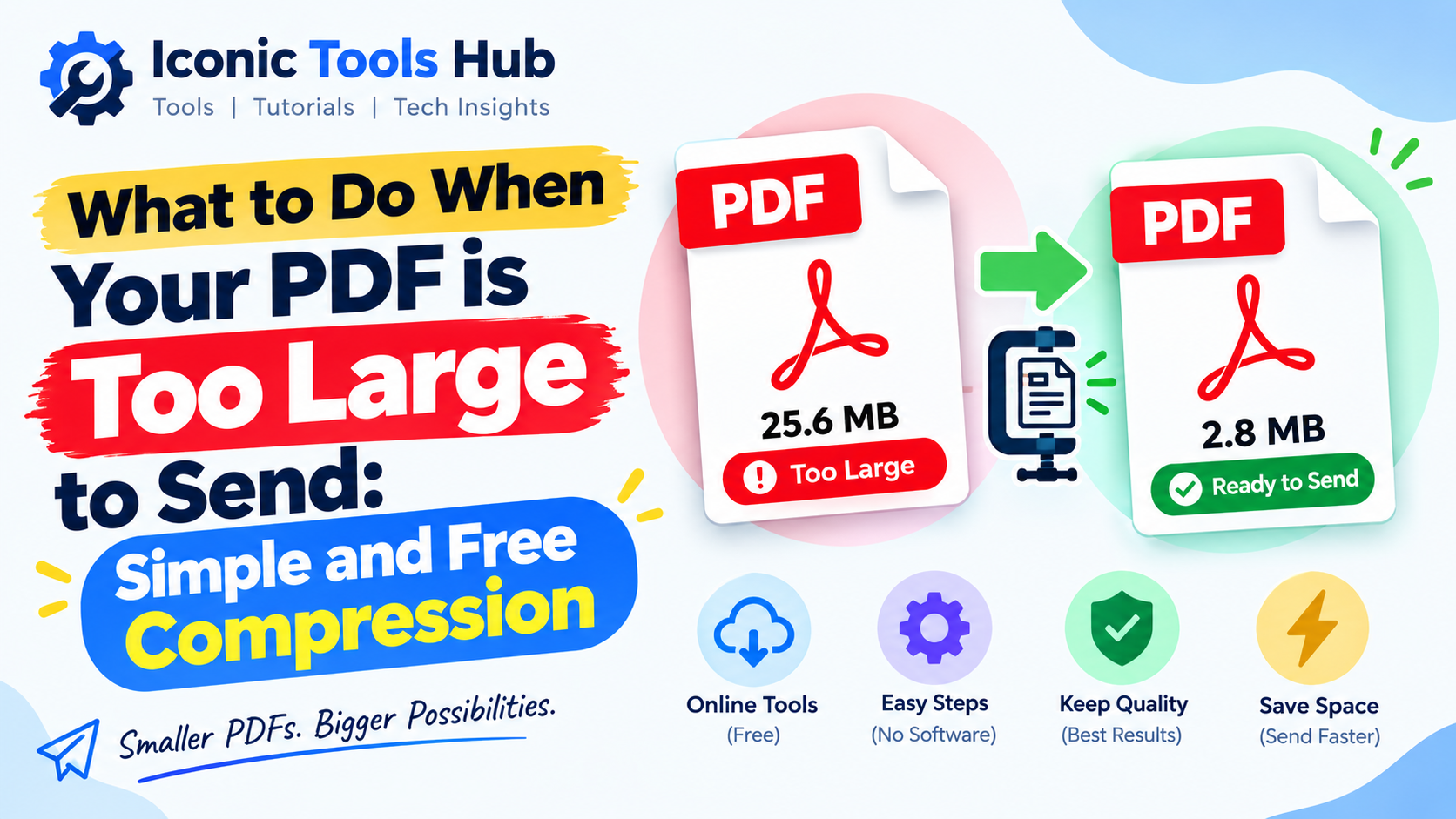 What إلى Do When Your PDF is Too Large إلى Send: Simple and مجاني Compression